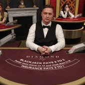 Blackjack Diamond VIP game screenshot